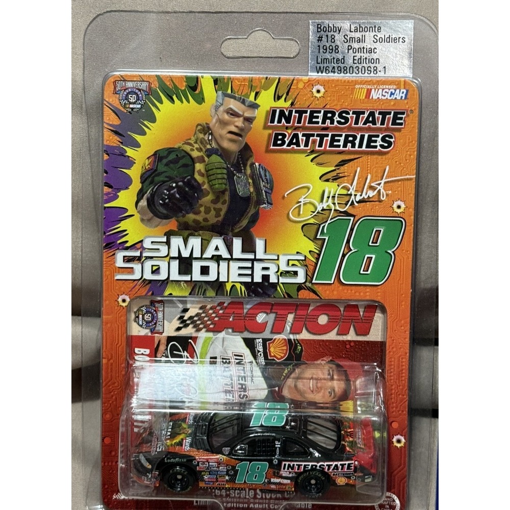1998 NASCAR 1/64 #18 Bobby Labonte Small Soldiers ,Winners Circle Interstate 2pc - Picture 3 of 4